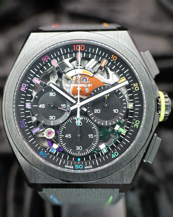 2025 Zenith Defy 21 Chroma II L.E. 44MM Skeleton Dial Rubber Strap (49.9013.9004/21.R952)
