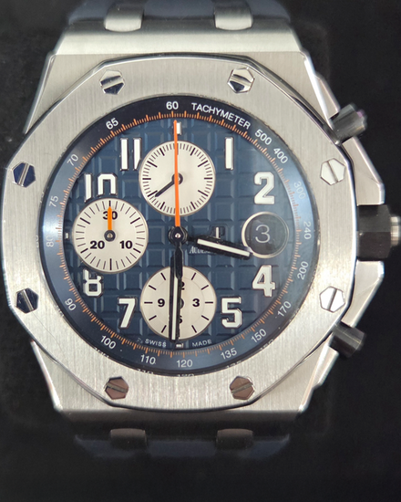 Audemars Piguet Royal Oak Offshore 42MM Blue Dial Rubber Strap (26470ST.OO.A027CA.01)