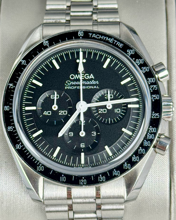 2021 Omega Speedmaster Professional Moonwatch 42MM Black Dial Steel Bracelet (310.30.42.50.01.002)