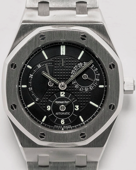 Audemars Piguet Royal Oak Dual Time Vintage 36MM Black Dial Steel Bracelet (25730ST.00.0789ST.04)