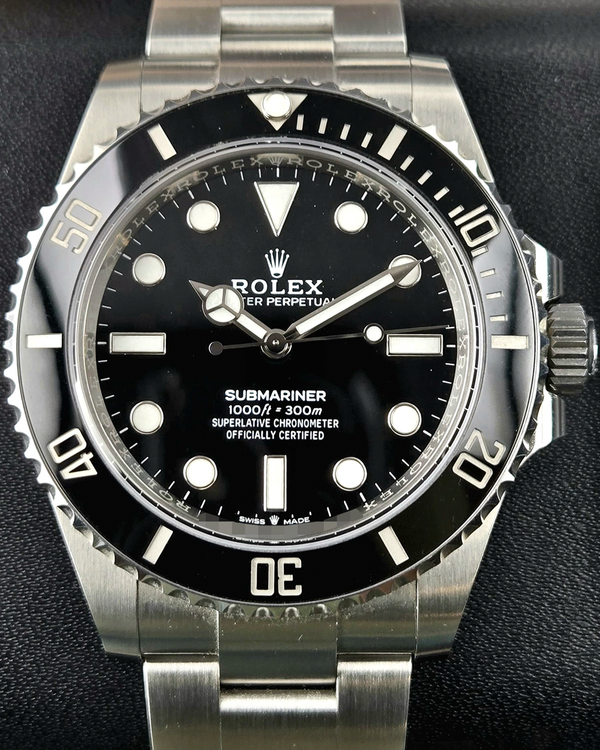 2023 Rolex Submariner No-Date 41MM Black Dial Oyster Bracelet (124060)