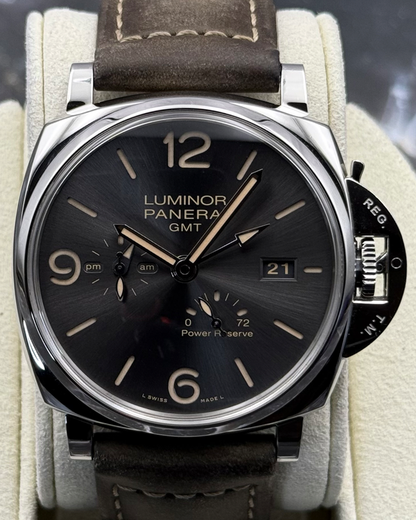 2020 Panerai Luminor Due 45MM Grey Dial Leather Strap (PAM00944)