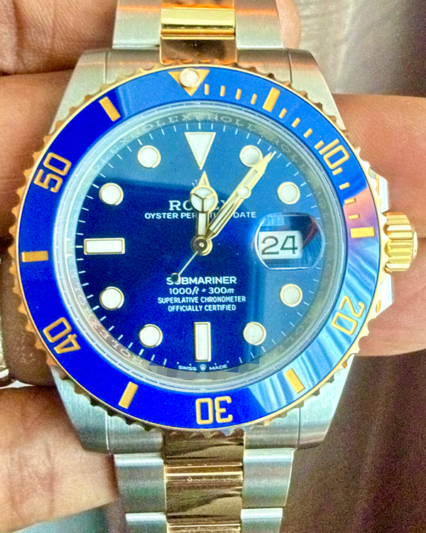 2025 Rolex Submariner Date "Bluesy" 41MM Blue Dial Two-Tone Oyster Bracelet (126613LB)