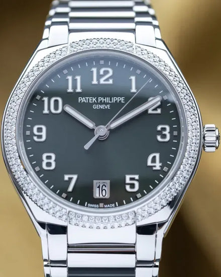 2022 Patek Philippe Twenty-4 36MM Green Dial Steel Bracelet (7300/1200A-011)