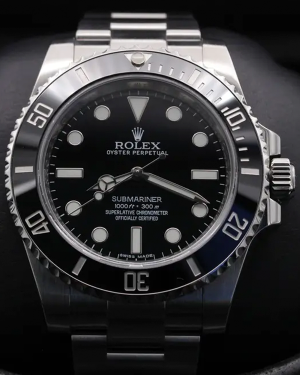 Rolex Submariner No-Date 40MM Black Dial Oyster Bracelet (114060)