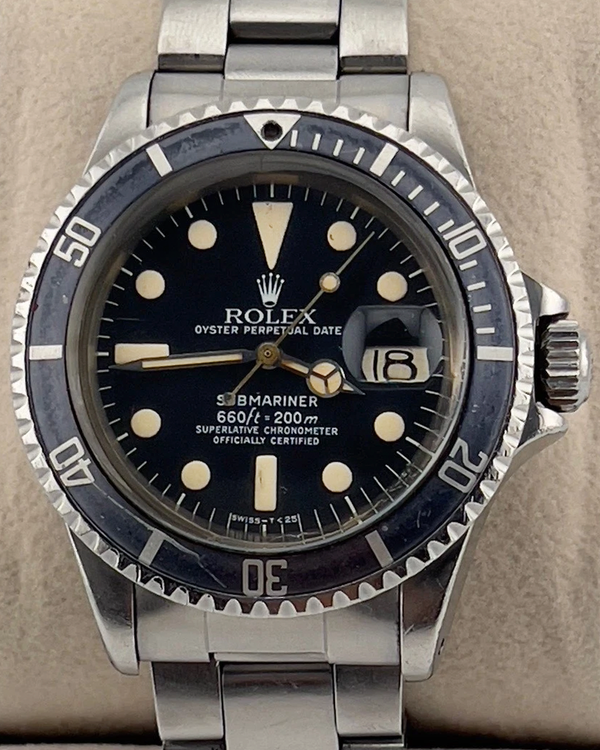 1978 Rolex Submariner Date 40MM Black Dial Oyster Bracelet (1680)