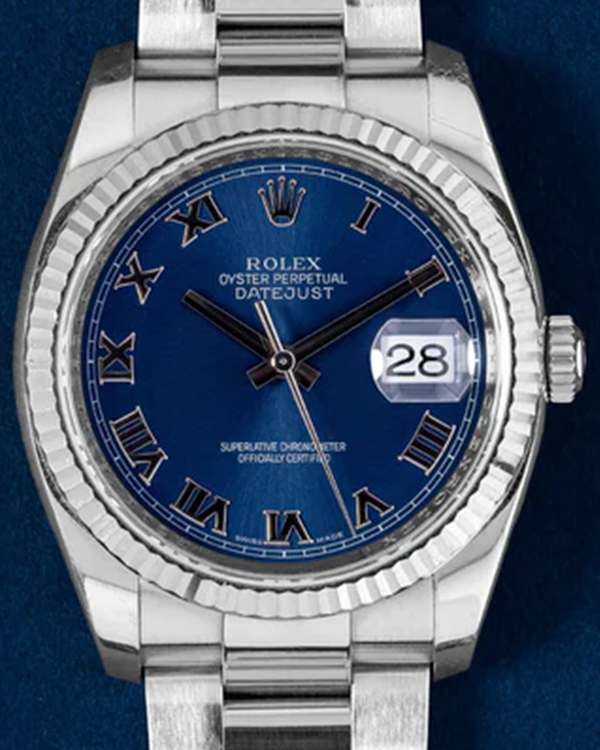 Rolex Datejust 36MM Blue Dial Oyster Bracelet (116234)