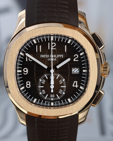 Patek Philippe Aquanaut 42MM Brown Dial Rubber Strap (5968R-001)