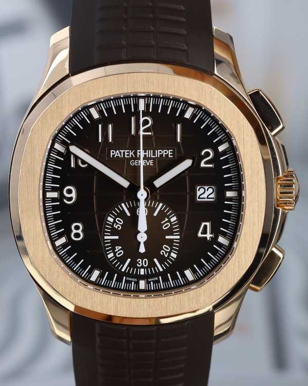 Patek Philippe Aquanaut 42MM Brown Dial Rubber Strap (5968R-001)