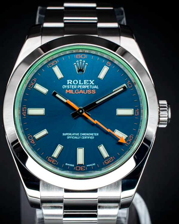 2021 Rolex Milgauss 40MM Blue Dial Oyster Bracelet (116400GV)