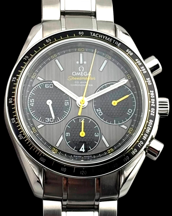 2025 Omega Speedmaster Racing 40MM Grey Dial Steel Bracelet (326.30.40.50.06.001)
