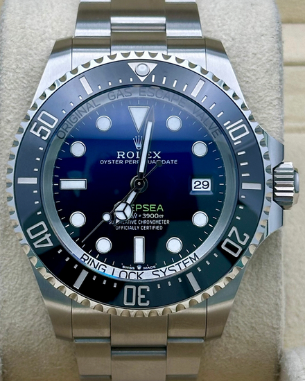 2025 Rolex Sea-Dweller Deepsea "James Cameron" 44MM Blue Dial Oyster Bracelet (136660)