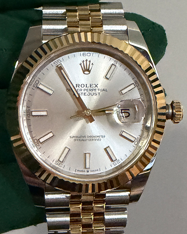 2025 Rolex Datejust 41MM Silver Dial Two-Tone Jubilee Bracelet (126333)