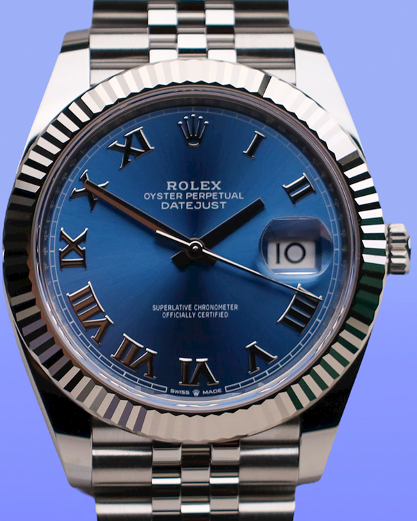 2025 Rolex Datejust 41MM Blue Dial Jubilee Bracelet (126334)