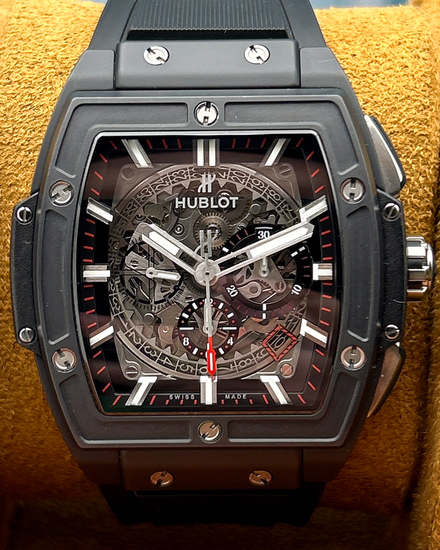 2019 Hublot Spirit Of Big Bang Black Magic 45MM Skeleton Dial Rubber Strap (601.CI.0173.RX)