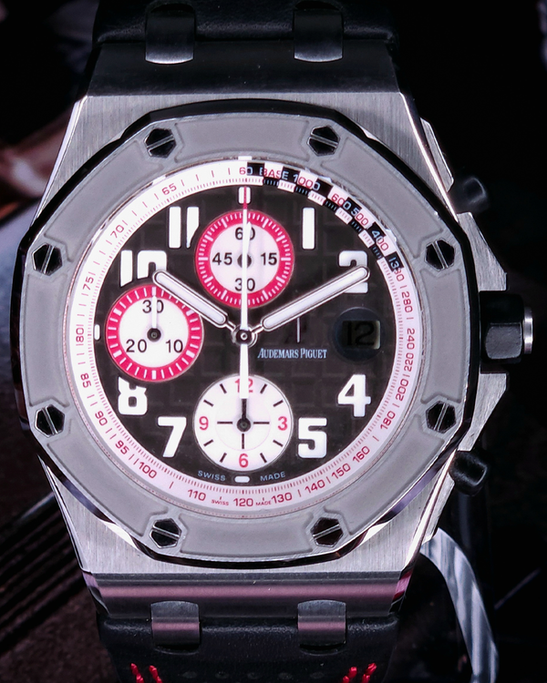 2010 Audemars Piguet Royal Oak Offshore "Tour Auto" L.E. 42MM Grey Dial Leather Strap (26363ST.OO.D003CU.01)