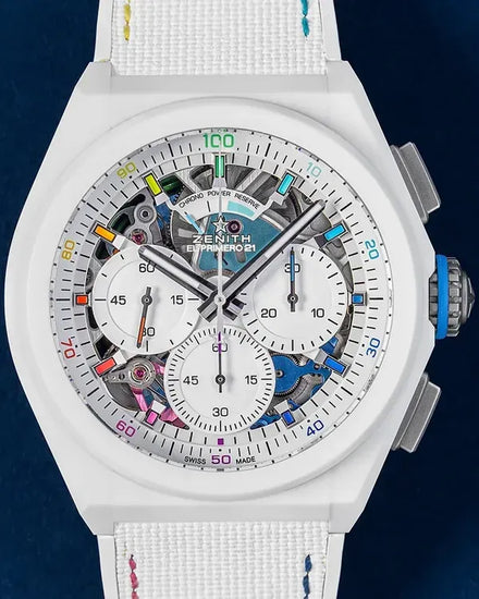 2024 Zenith Defy Chroma II L.E. 44MM Skeleton Dial Textile Strap (49.9014.9004/01.R953)