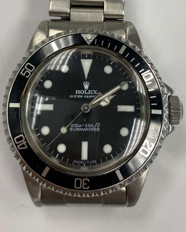 Rolex Submariner No-Date 40MM Aftermarket Black Dial Oyster Bracelet (5513)