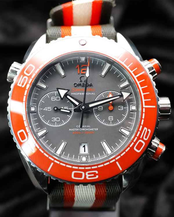 2020 Omega Seamaster Planet Ocean 600M 45.5MM Grey Dial Textile Strap (215.32.46.51.99.001)