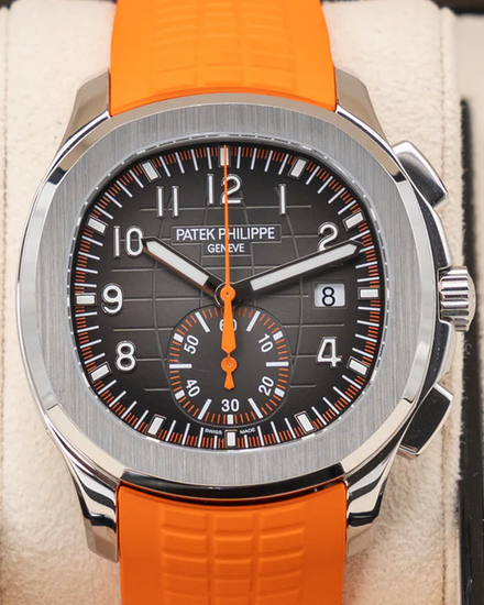 2021 Patek Philippe Aquanaut 42.2MM Grey Dial Rubber Strap (5968A-001)