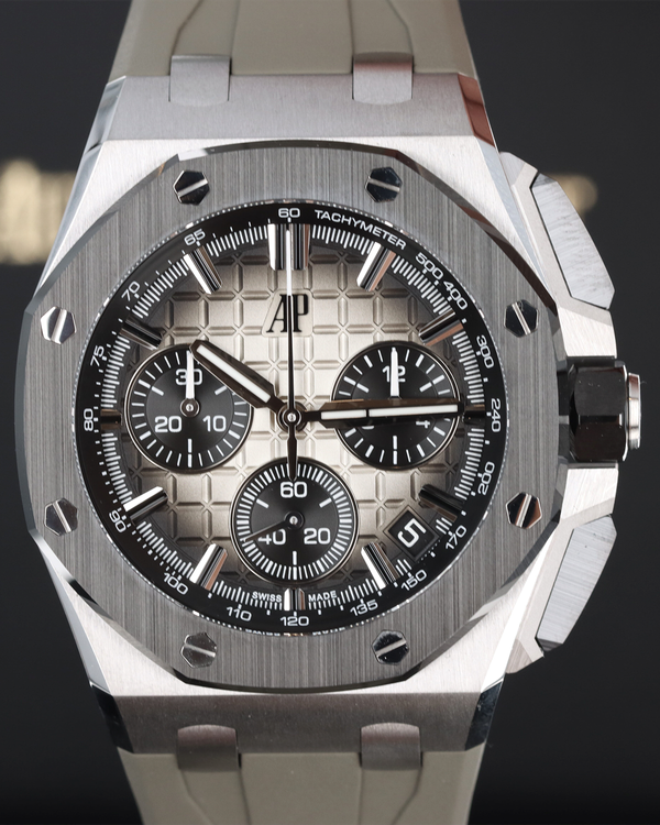 Audemars Piguet Royal Oak Offshore Chronograph 43MM "Smoke Taupe" Dial Rubber Strap (26420SO.OO.A600CA.01)