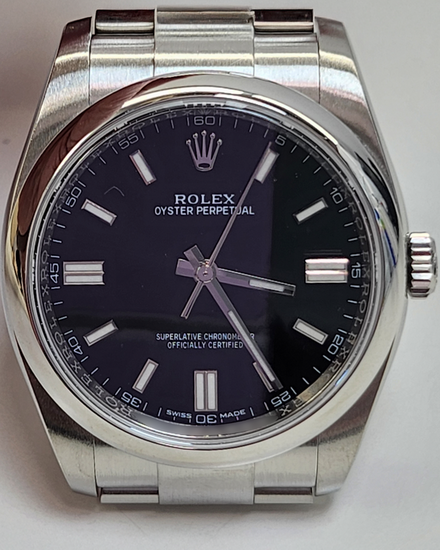 2019 Rolex Oyster Perpetual 36MM Black Dial Oyster Bracelet (116000)
