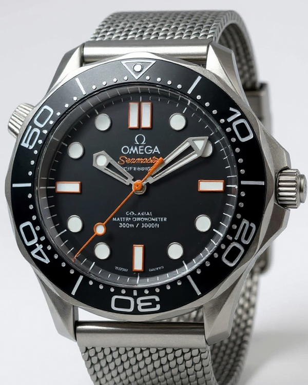 2025 Omega Seamaster Diver 300M 42MM Black Dial Steel Bracelet (210.30.42.20.01.018)