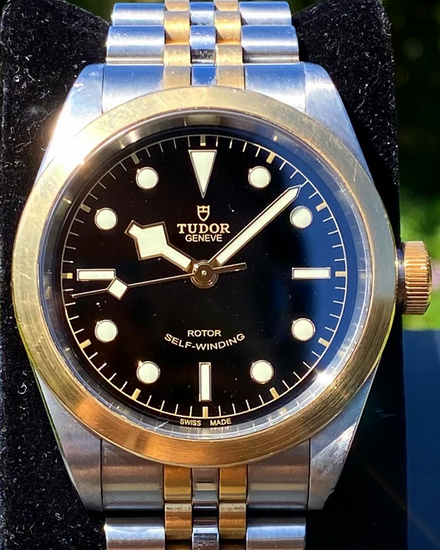 2019 Tudor Black Bay 41MM Black Dial Two-Tone Bracelet (79543)