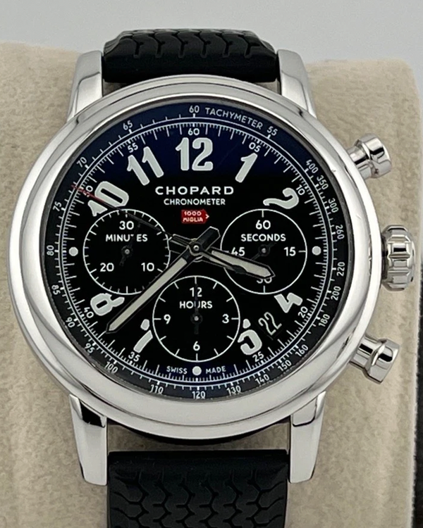 Chopard Mille Miglia Chronograph Classic 42MM Black Dial Rubber Strap (168589)