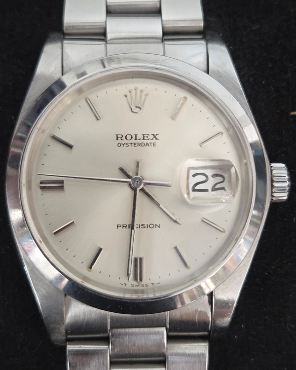Rolex Oyster Precision Date 34MM Silver Dial Oyster Bracelet (6694)
