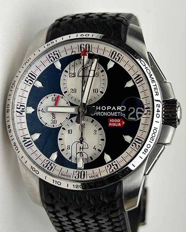 Chopard Mille Miglia Gran Turismo XL "Brescia-Roma" L.E. 44MM Black Dial Rubber Strap (8459)