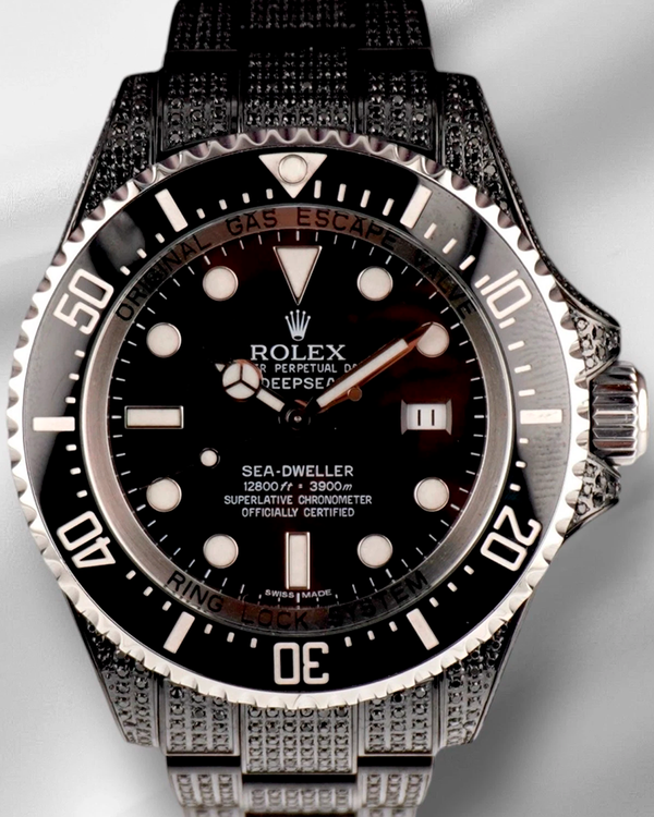 Rolex Sea-Dweller Deepsea 44MM Black Dial Aftermarket Oyster Bracelet (116660)