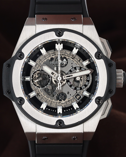 Hublot King Power Unico 48MM Skeleton Dial Rubber Strap (701.NX.0170.RX)