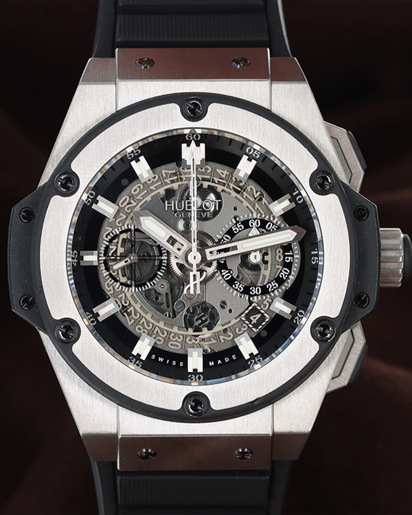 Hublot King Power Unico 48MM Skeleton Dial Rubber Strap (701.NX.0170.RX)