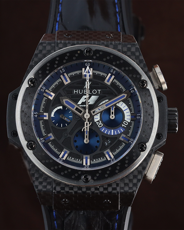 Hublot King Power F1 "Interlagos" L.E. 48MM Black Dial Leather Strap (703.QM.1129.HR.FIL11)