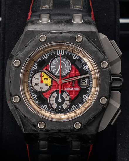 2011 Audemars Piguet Royal Oak Offshore "Grand Prix" L.E. 44MM Red Dial Leather Strap (26290IO.OO.A001VE.01)