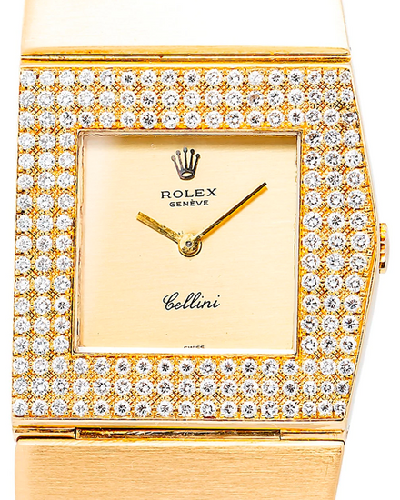 Rolex Cellini "King Midas" 27MM Champagne Dial Yellow Gold Bracelet (4609)