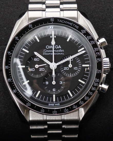 2021 Omega Speedmaster Professional Moonwatch 42MM Black Dial Steel Bracelet (310.30.42.50.01.001)
