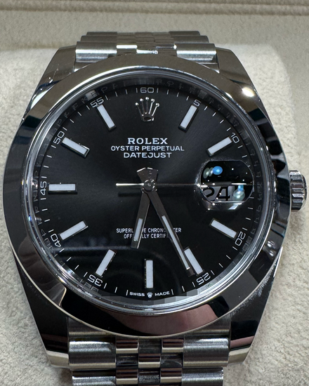 2021 Rolex Datejust 41MM Black Dial Jubilee Bracelet (126300)