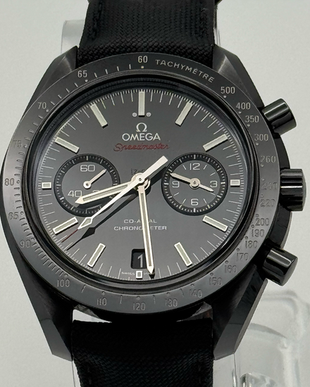 No Reserve - 2015 Omega Speedmaster Dark Side of the Moon 44.25MM Black Dial Textile Strap (311.92.44.51.01.003)