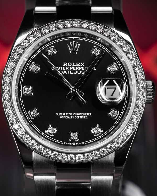 2021 Rolex Datejust 36MM Black Dial Oyster Bracelet (126284RBR)