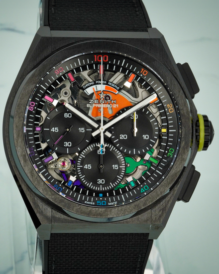 2024 Zenith Defy 21 Chroma II L. E. 44MM Skeleton Dial Rubber Strap (49.9013.9004/21.R952)