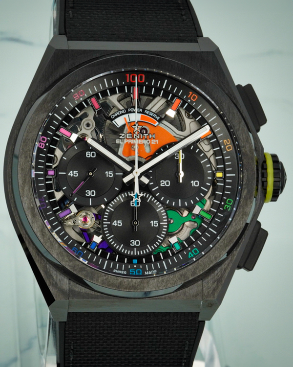 2024 Zenith Defy 21 Chroma II L. E. 44MM Skeleton Dial Rubber Strap (49.9013.9004/21.R952)