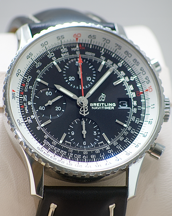 2018 Breitling Navitimer Heritage 41MM Black Dial Leather Strap (A13324121B1P1)