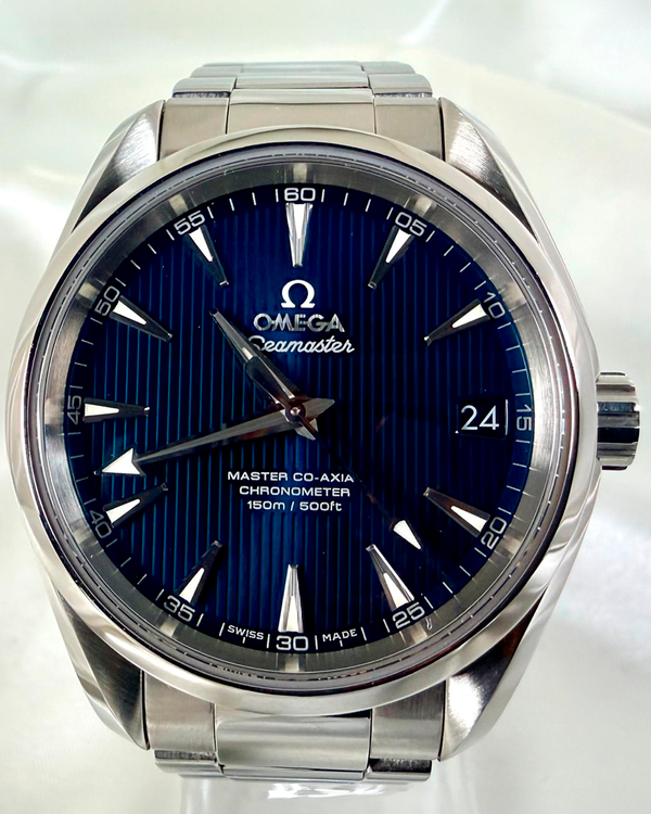 2020 Omega Seamaster Aqua Terra 150M 38.5MM Blue Dial Steel Bracelet (231.10.39.21.03.002)