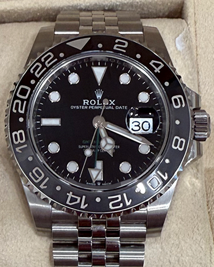 2024 Rolex GMT-Master II "Bruce Wayne" 40MM Black Dial Jubilee Bracelet (126710GRNR)