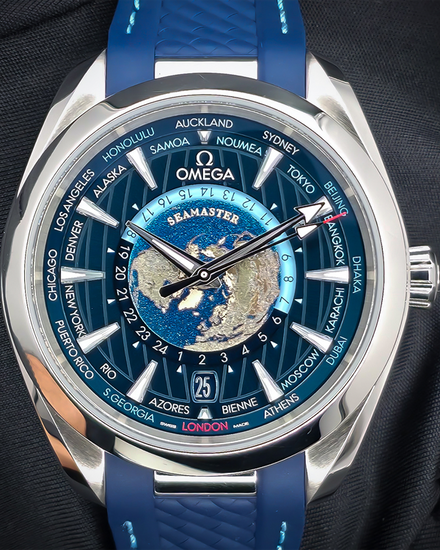 Omega Seamaster Aqua Terra 150M 43MM Blue Dial Rubber Strap (220.12.43.22.03.001)