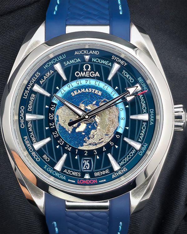Omega Seamaster Aqua Terra 150M 43MM Blue Dial Rubber Strap (220.12.43.22.03.001)