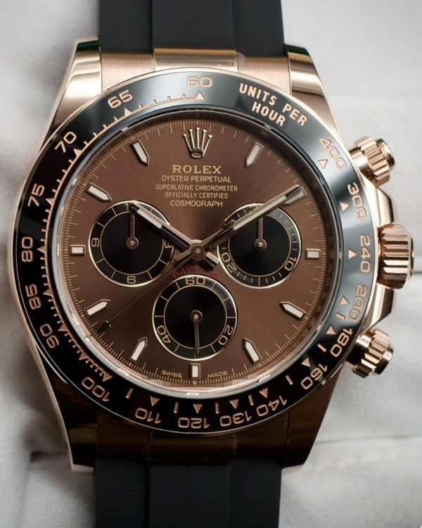 2025 Rolex Cosmograph Daytona 40MM Chocolate Dial Oysterflex Strap (126515LN)