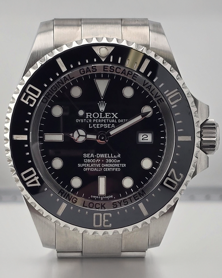 No Reserve - 2017 Rolex Sea-Dweller Deepsea 44MM Black Dial Oyster Bracelet (116660)